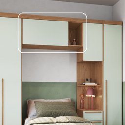 Armário Aéreo Modulado 1 Porta Infinity - 2