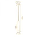 Ver imagem 3 de Pendente Legno Madeira 25cm Madelustre