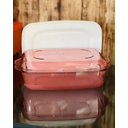 Ver imagem 3 de Tupperware Travessa Microplus Rosa 1,7 L. Tupperware Travessa Microplus Rosa 1,7 L.