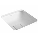 Ver imagem 1 de Cuba de Embutir para Banheiro Quadrada 30cm Slim Branca - Deca