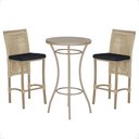 Ver imagem 1 de Mesa Bistro e 2 Banquetas Roma Fendi Corda Náutica 12 Trama Original