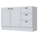 Ver imagem 4 de Cozinha Modulada Henn Americana 2 Peças Branco