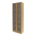 Ver imagem 6 de Armário Estante com 2 Portas de Vidro Multimóveis Cr25069 Amendoa