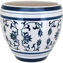 Ver imagem 2 de Kit 3 Cachepô Vaso Decorativo Cerâmica Colorido Vaso Decorativo Planta