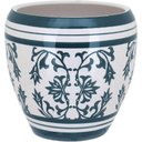 Ver imagem 3 de Kit 3 Cachepô Vaso Decorativo Cerâmica Colorido Vaso Decorativo Planta