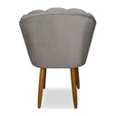 Ver imagem 5 de Kit 02 Cadeiras para Mesa de Jantar Flor Pés Palito - Balaqui Decor Cor:capuccino