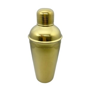 Coqueteleira Aço Inox Dourado 500ml C/ Coador Drinks Caipirinha Bar Fineza