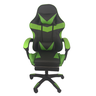 Cadeira Gamer Stillus Ergonômica com Apoio para Os Pés - Preto Verde - 4