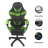 Cadeira Gamer Stillus Ergonômica com Apoio para Os Pés - Preto Verde - 3