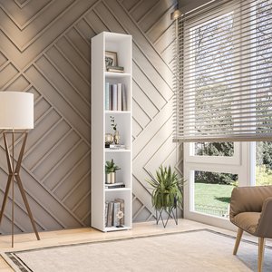 Estante Horizontal ou Vertical 5 Nichos 186cmx30cm Liverpool