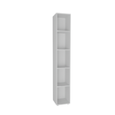 Ver imagem 4 de Estante/Rack Horizontal ou Vertical 5 Nichos 186CMX30CM Liverpool Branco
