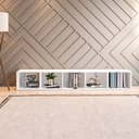 Ver imagem 3 de Estante/Rack Horizontal ou Vertical 5 Nichos 186cmx30cm Liverpool