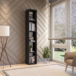 Estante Horizontal ou Vertical 5 Nichos 186cmx30cm Liverpool - 1