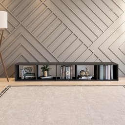 Estante Horizontal ou Vertical 5 Nichos 186cmx30cm Liverpool - 3
