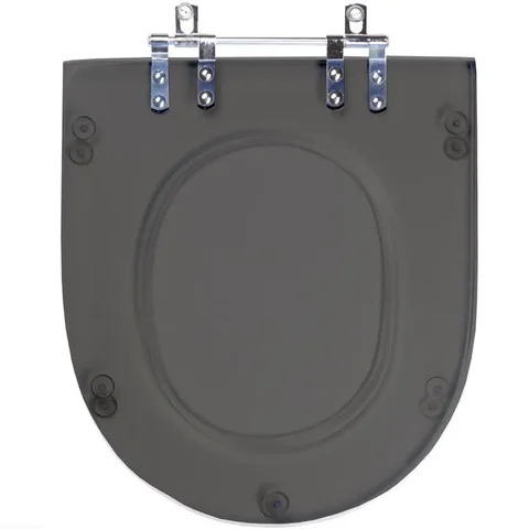 Tampa de Vaso Poliéster Carrara Fumê Translúcido para louça Deca