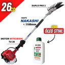 Ver imagem 5 de Derriçadeira Profissional Nakashi DD2L262M com Motor Mitsubishi TU-26+ Óleo Castrol Stihl