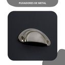 Ver imagem 5 de Cômoda 4 Gavetas Toledo Cinza