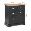 Ver imagem 3 de Cômoda 4 Gavetas Toledo