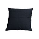 Ver imagem 1 de Almofada Decorativa de Couro Legítimo 45x45cm Bella Azul Marinho - Mozzelar