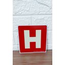 Ver imagem 3 de Placa de Sinalização Fotoluminescente Simbolo Letra H 15x15
