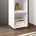 Ver imagem 4 de Estante de Livros 30CMX83CM Modular 3 Nichos Austin Branco
