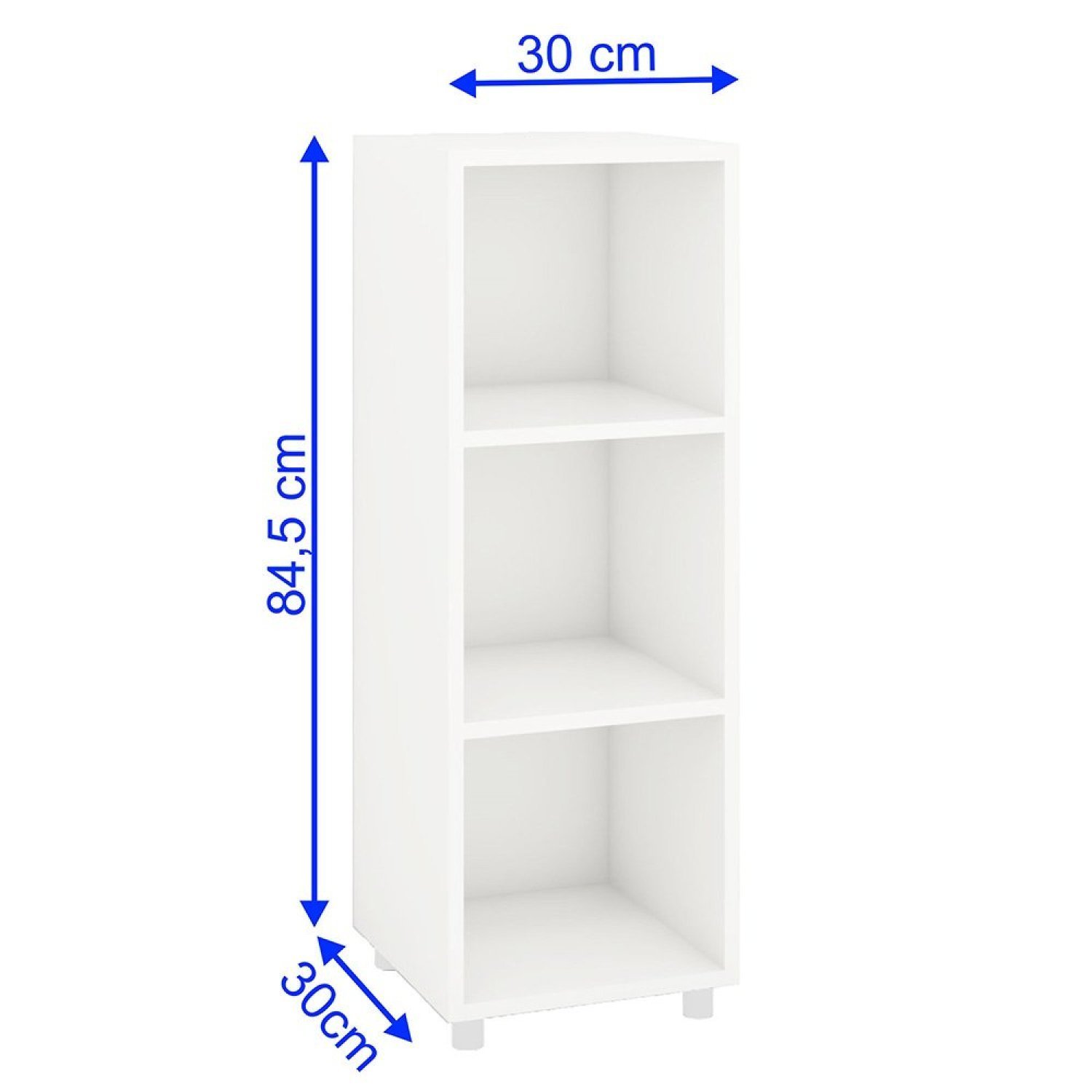 Estante para Livros Modular 3 Nichos Austin - 4