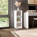 Ver imagem 5 de Estante de Livros 30CMX83CM Modular 3 Nichos Austin Branco
