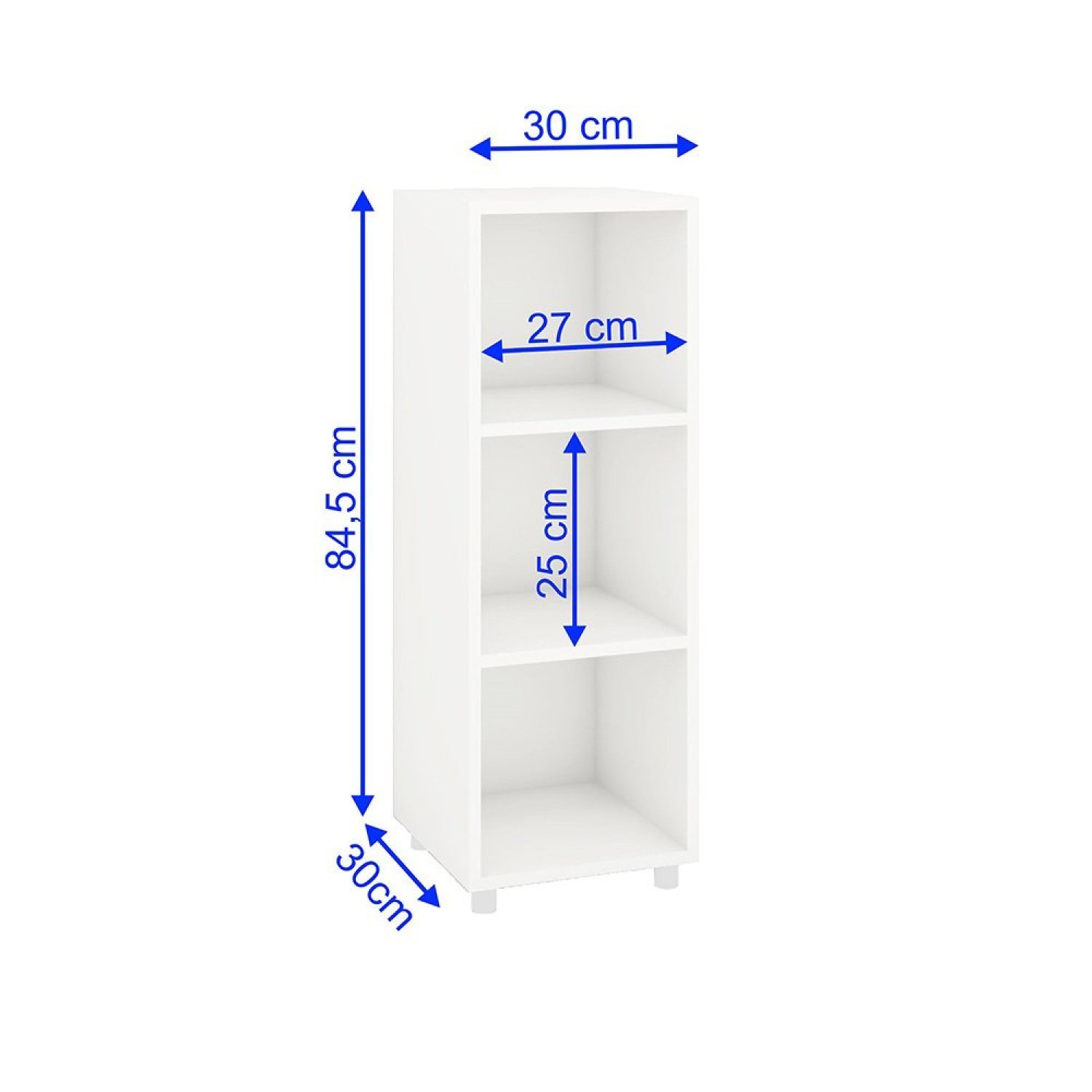 Estante para Livros Modular 3 Nichos Austin - 7