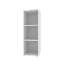 Ver imagem 2 de Estante de Livros 30CMX83CM Modular 3 Nichos Austin Branco