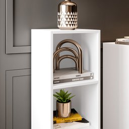 Estante para Livros Modular 3 Nichos Austin - 6