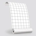 Ver imagem 4 de Papel de Parede Adesivo Grid Preto e Branco Lavável Fosco 10m