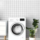 Ver imagem 3 de Papel de Parede Adesivo Grid Preto e Branco Lavável Fosco 10m