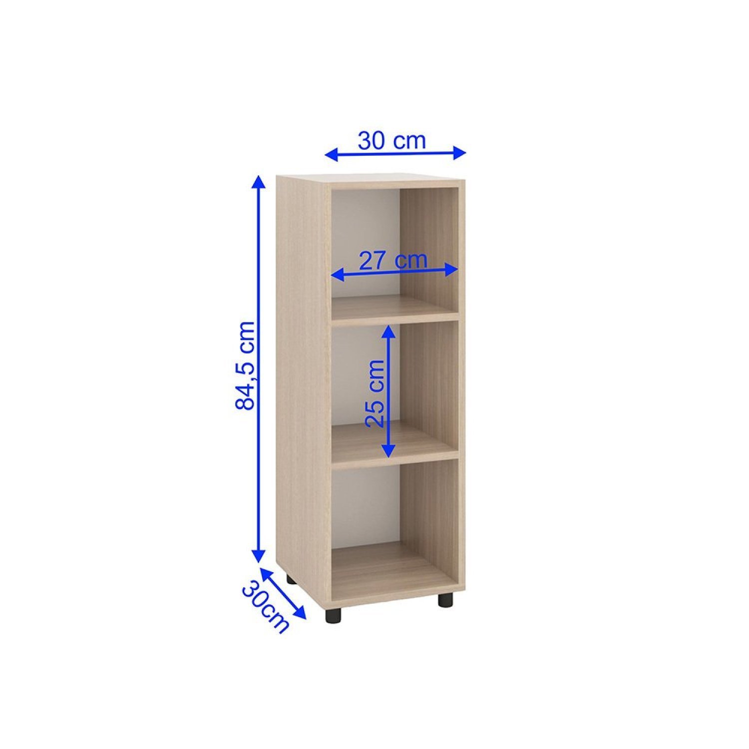 Estante para Livros Modular 3 Nichos Austin - 7