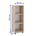 Ver imagem 4 de Estante para Livros Modular 3 Nichos Austin