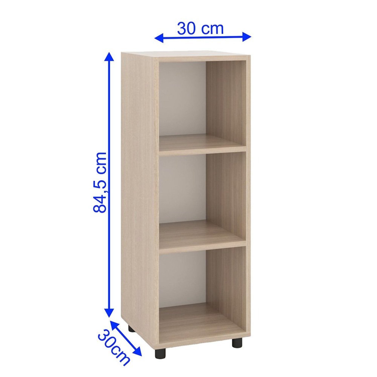 Estante para Livros Modular 3 Nichos Austin - 4