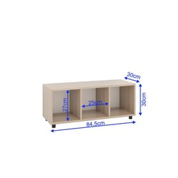 Estante para Livros Modular 3 Nichos Austin - 8