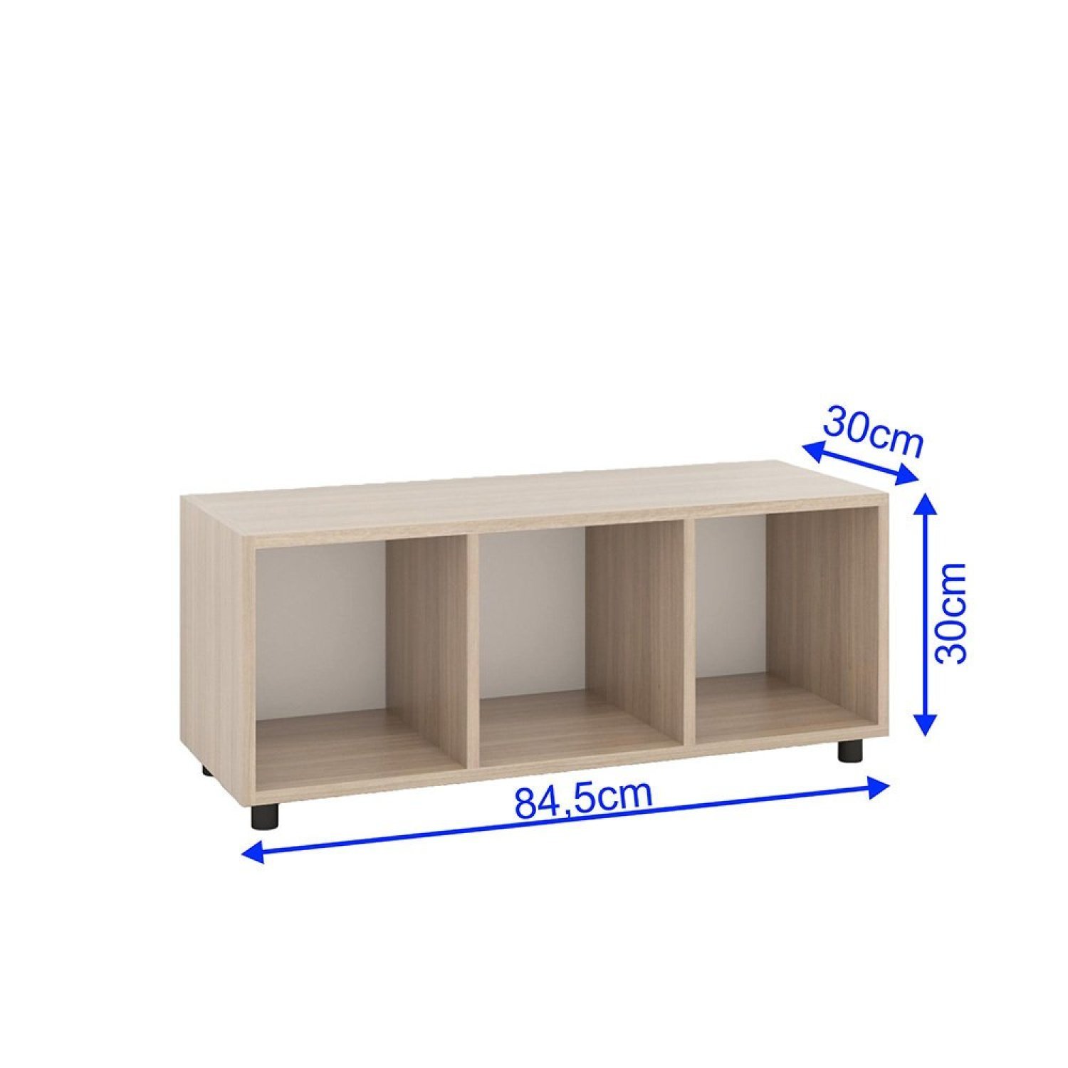 Estante para Livros Modular 3 Nichos Austin - 6