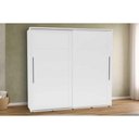 Ver imagem 2 de Guarda Roupa Casal 2 Portas de Correr e 6 Gavetas Coimbra Flex Freijo/freijo ou Off White -
