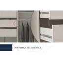 Ver imagem 4 de Guarda Roupa Casal 2 Portas de Correr e 6 Gavetas Coimbra Flex Freijo/freijo ou Off White -