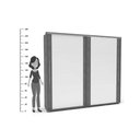 Ver imagem 7 de Guarda Roupa Casal 2 Portas de Correr e 6 Gavetas Coimbra Flex Freijo/freijo ou Off White -