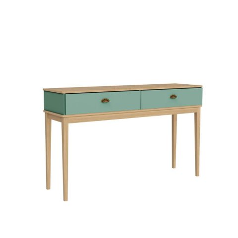 Aparador Colonial com 2 Gavetas Mel Oliva 136x41x83cm Mdp Mb 1026 Movelbento