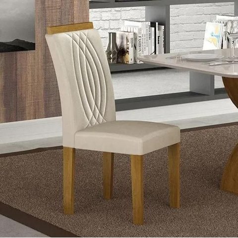 Cadeira para Mesa de Jantar 2 Unidades Doha Mdf - Leifer