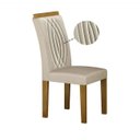 Ver imagem 3 de Cadeira para Mesa de Jantar 2 Unidades Doha Mdf - Leifer