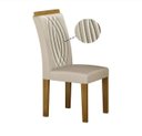 Ver imagem 3 de Cadeira para Mesa de Jantar 2 Unidades Doha Mdf - Leifer