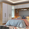 Dormitório Modulado Infinity 2.17 – Design Compacto e Funcional para Seu Espaço:branco - 3