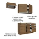Ver imagem 5 de Armário de Cozinha Compacta 180cm Rustic Glamy Madesa 09