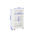 Ver imagem 5 de Estante para Livros Modular 3 Nichos Mônaco Drd Móveis