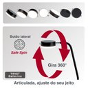 Ver mais imagens de Luminária de Mesa Twist B, Articulação 360°Safe Spin, LED 9W Luz Neutra, Base Sólida, Design, Ideal