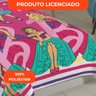 Jogo de Cama Infantil Lepper Barbie Solteiro 3 Peças Microfibra Rosa - 7