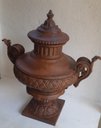 Ver imagem 4 de ÂNFORA ÁRABE VASO JARDIM LUXO FERRO FUNDIDO PRONTO ARTES DECORAÇÃO DE FAZENDA